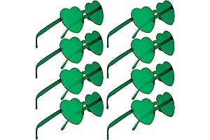 Vibrant Green Party Heart Sunglasses for Festive Occasions