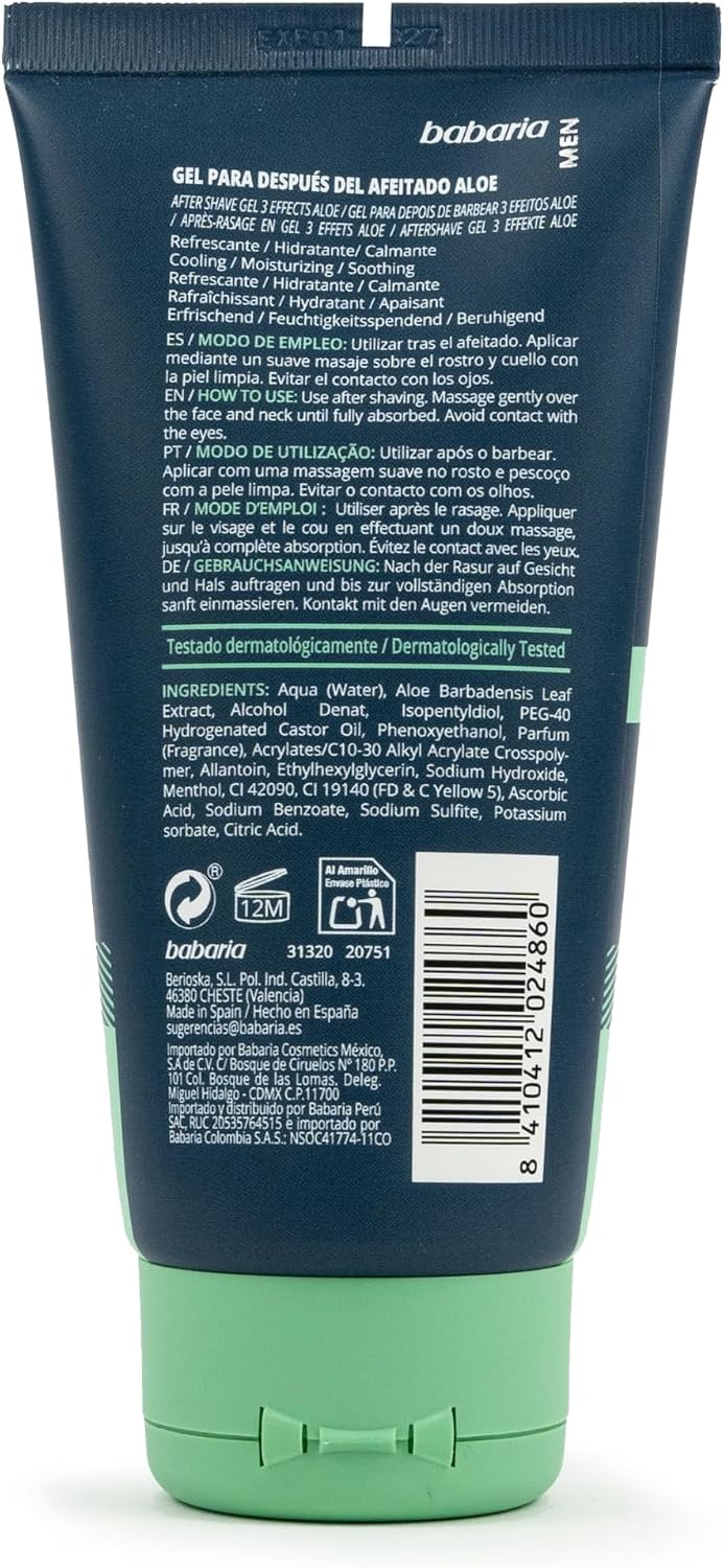 Babaria After Shave Gel Men 3 Effekte 150ml