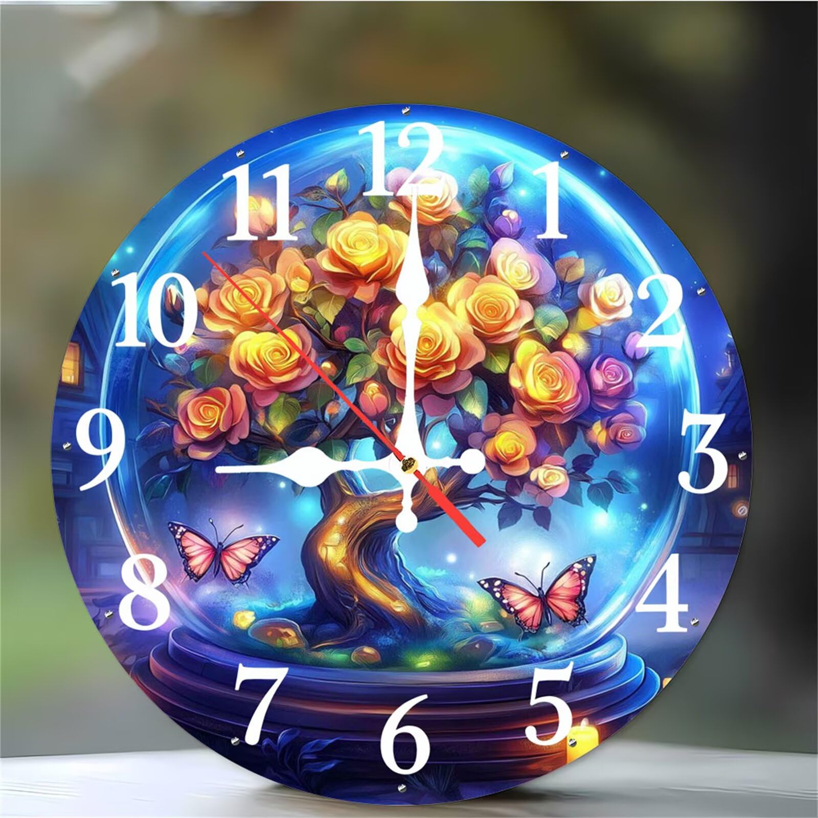 Horloge murale silencieuse à quartz pour une cuisine sans tic-tac stressant