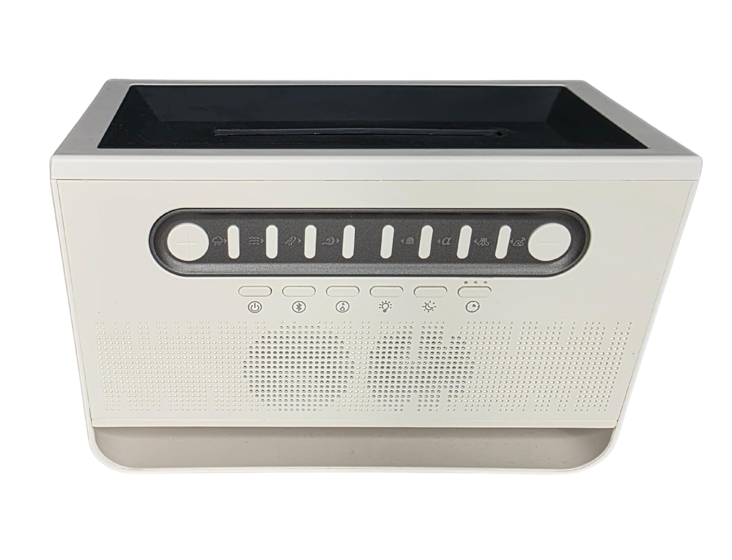Diffuseur d’huiles essentielles, Diffuseur d’arômes, Enceinte Bluetooth, Veilleuse LED, Humidificateur d’air, Machine à Bruit Blanc, lummiere d'ambiance