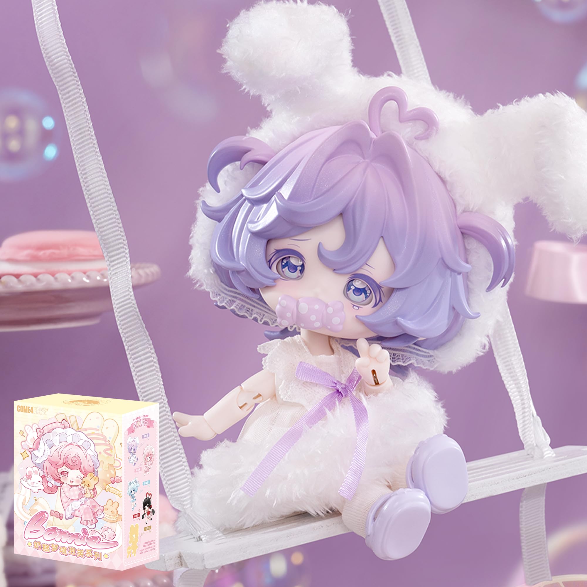 TOYVERSE COME4FREE BJD Bonnie's Fourth Generation Dream Pies Series, YuTuanTuan, Standard Edition, 1 piece/16 cm, BJD doll, movable dolls with doll clothes, birthday gift, 15+ — image 1
