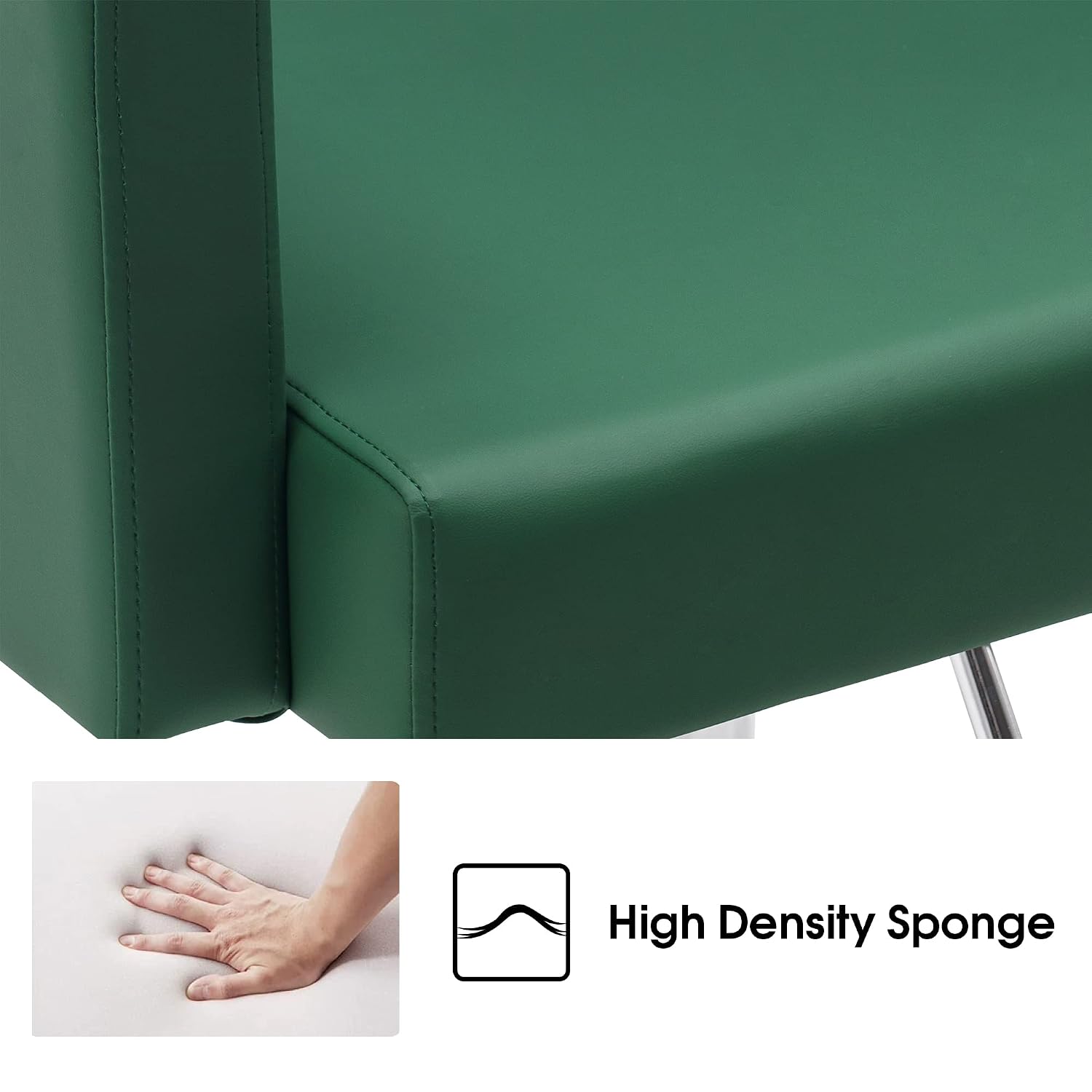BarberPub Classic Hydraulic Barber Chair Styling Salon Chair for Hair Stylist Beauty Spa Equipment 8808 (Green)