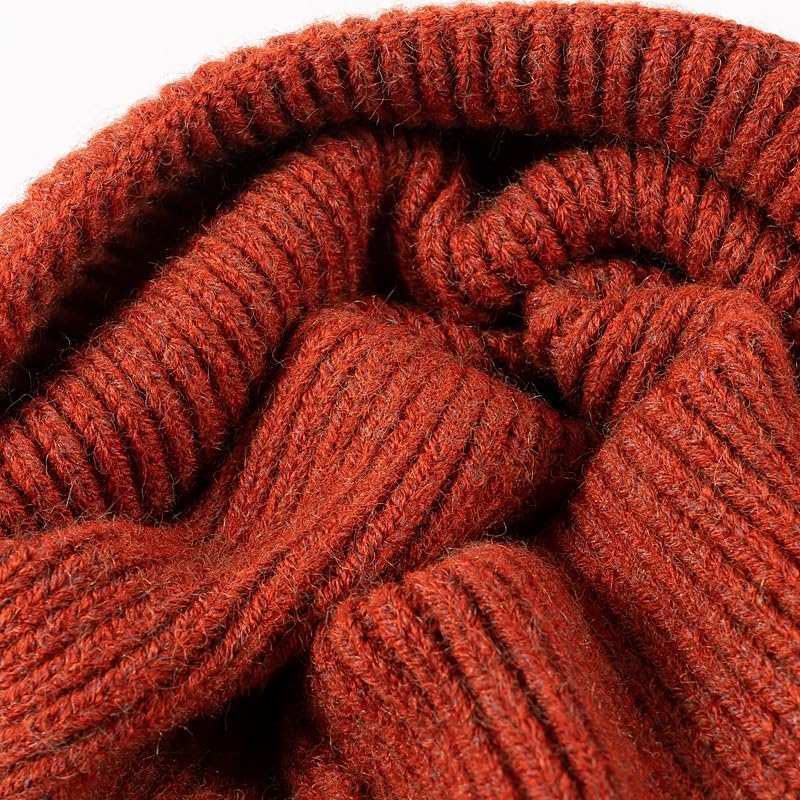 Warm Versatile Knitted Woolen Hat for Women's Winter Shopping Outdoors