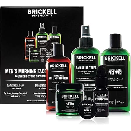 brickell men's daily advanced face care routine