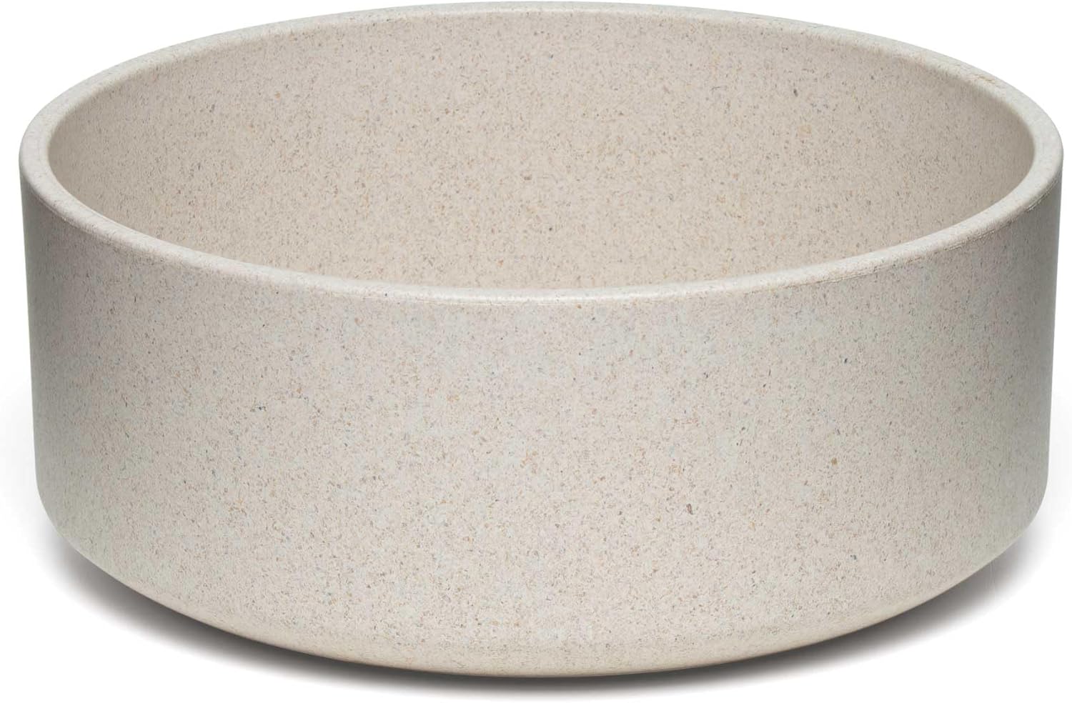 Loving Pets - Dolce Bamboo - Eco-Friendly Pet Bowls &amp; Dishes for Dog, Cats, Puppy Food and Water Dish -Sustainable and Dishwasher Safe, Made with Real Bamboo (Small, Oat-Beige)