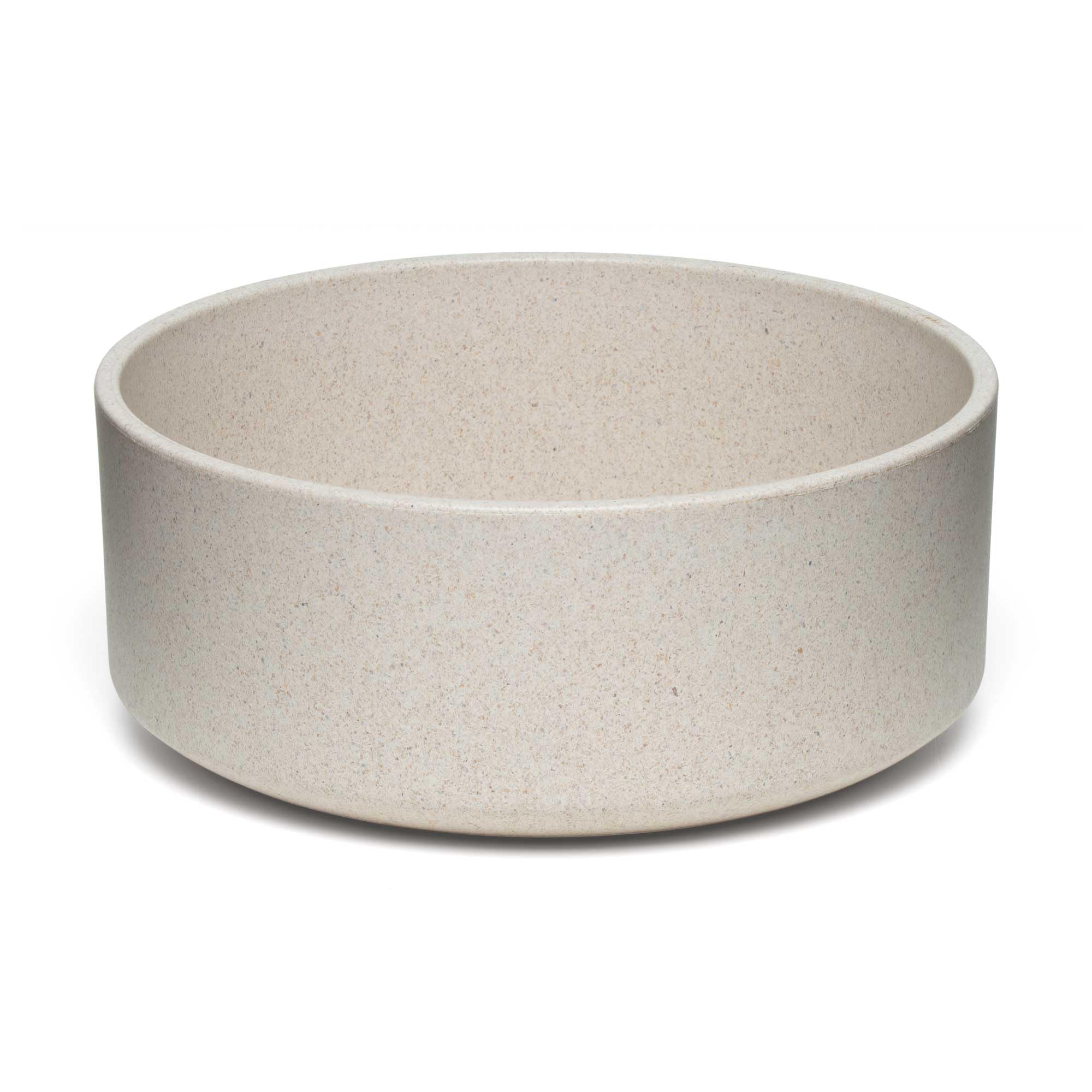 Loving Pets - Dolce Bamboo - Dog Food Water Dish (Medium, Oat-Beige)