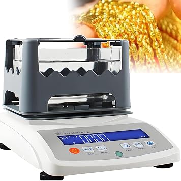 Digital Electronic Gold Purity Tester Machine,Gold Testing Kit,Precious Metal Authenticity Tester,Precious Metal Densimeter Density, for Industrial Lab Equipment,600/0.01g