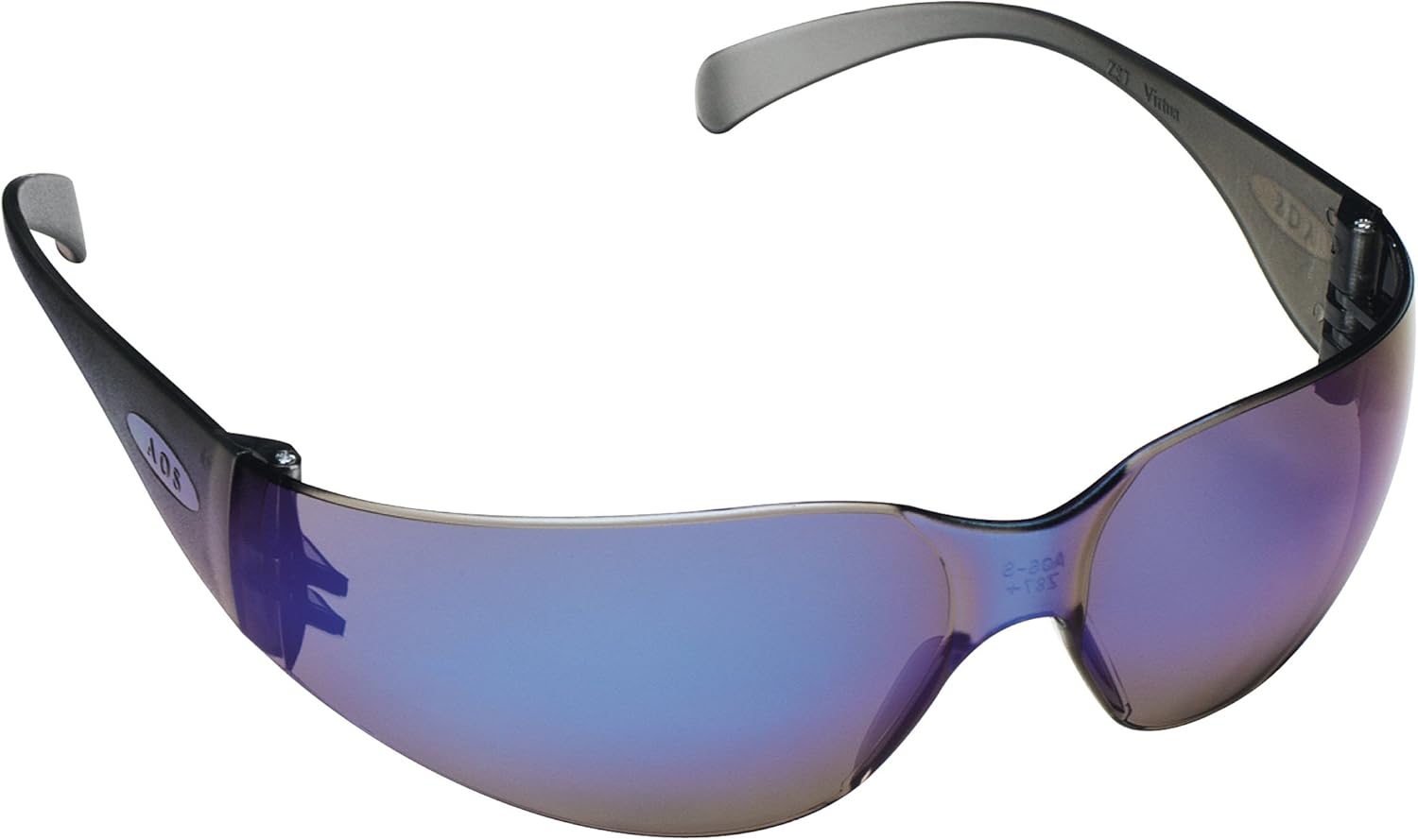 Virtua™ Safety Eyewear - virtua blue mirror temple blue mirror lens