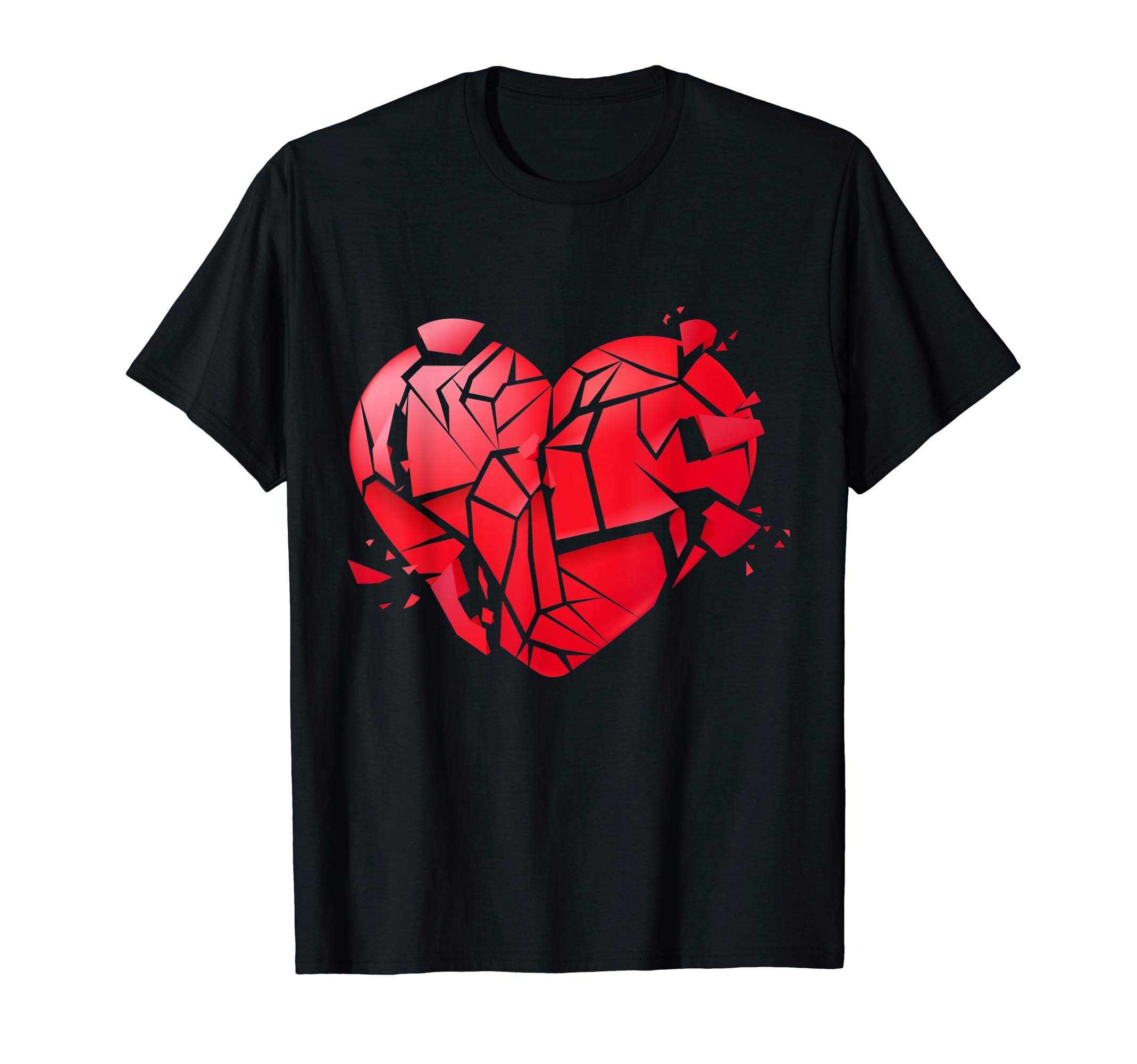 Valentines Day Gift HeartSingle Gift Idea Valentines Day Broken Heart T-Shirt