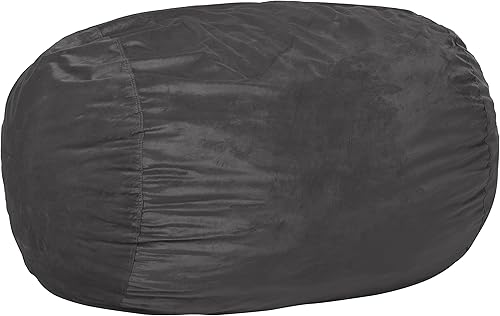 Miniatura 201 de Chill Sack Silla de puf, tumbona de 6 pies, microgamuza azul marino - solo funda Microsuede,Microsuede - Negro - Solo funda,Microsuede - Camel -