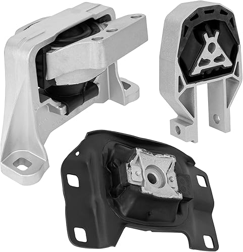 Juego de 3 piezas de motor y montaje de transmisión compatible con Ford Escape 2013 2014 2015 2016, Transit Connect 2014-2021 2.0L 2.5L Motor