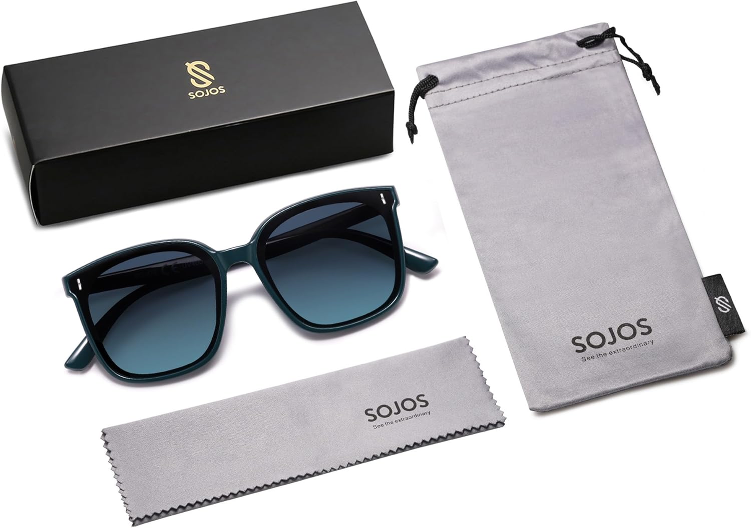 SOJOS Sunglasses for Women Men Vintage Style Shades SJ2157 - Image 6