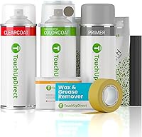 Vista 50 de TouchUpDirect NH-731P Crystal Black Pearl - Brocha de retoque compatible con Honda Exact Match - Paquete esencial