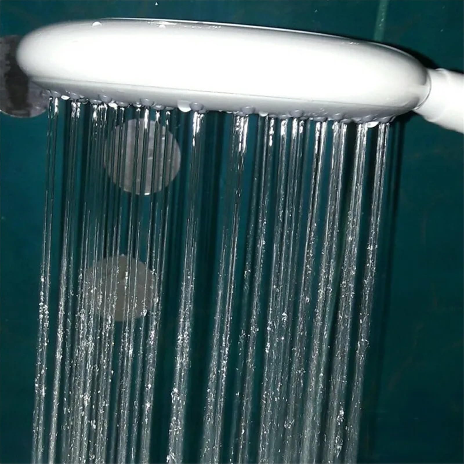 2 pezzi soffione bagno a pioggia accessori for il ad alta pressione ugello spruzzo a for risparmio idrico per Bagno(White)