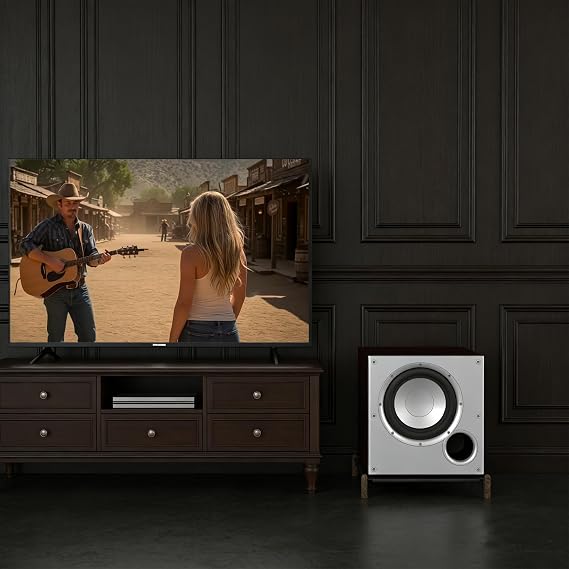 Polk Audio PSW10 10インチパワードサブウーファー用木製スタンド、音質を向上させ、地面からの距離を伸ばします。 幅14インチ x 奥行き16.13インチ