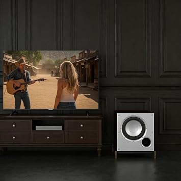 Polk Audio PSW10 10インチパワードサブウーファー用木製スタンド、音質を向上させ、地面からの距離を伸ばします。 幅14インチ x 奥行き16.13インチ