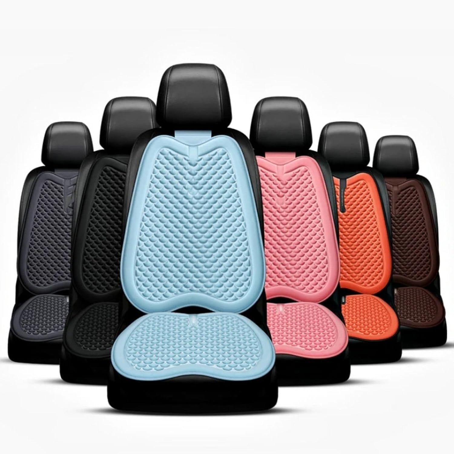Car Four Seasons Seat Cushion Ventilated Breathable Seat Cushion Thicken Soft Nonslip Seat Cushions