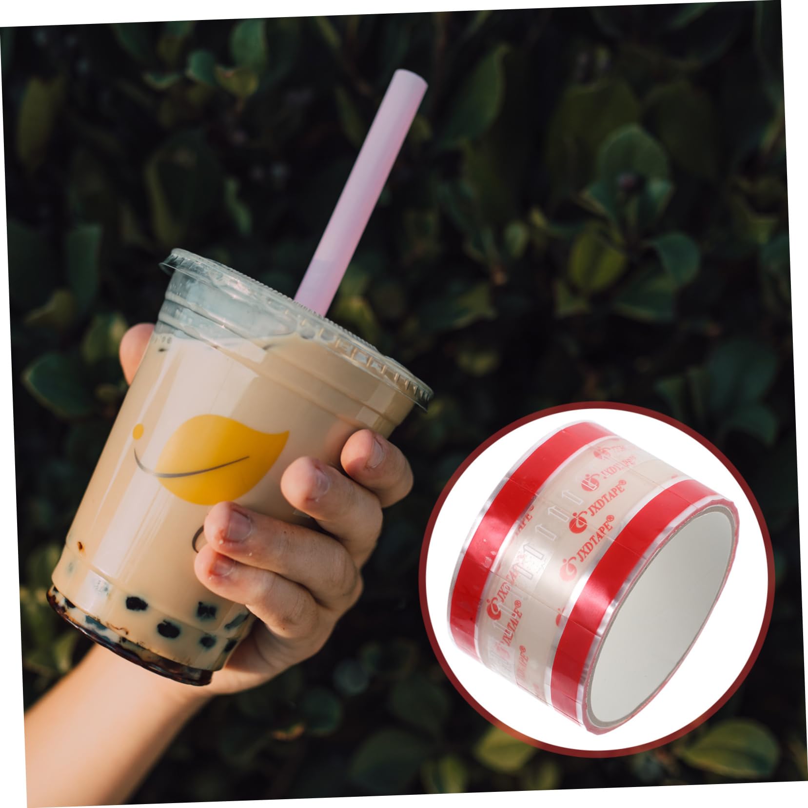 Amazon.co.jp: 1 巻 ドリンクカップのシールステッカー クリアカップ 