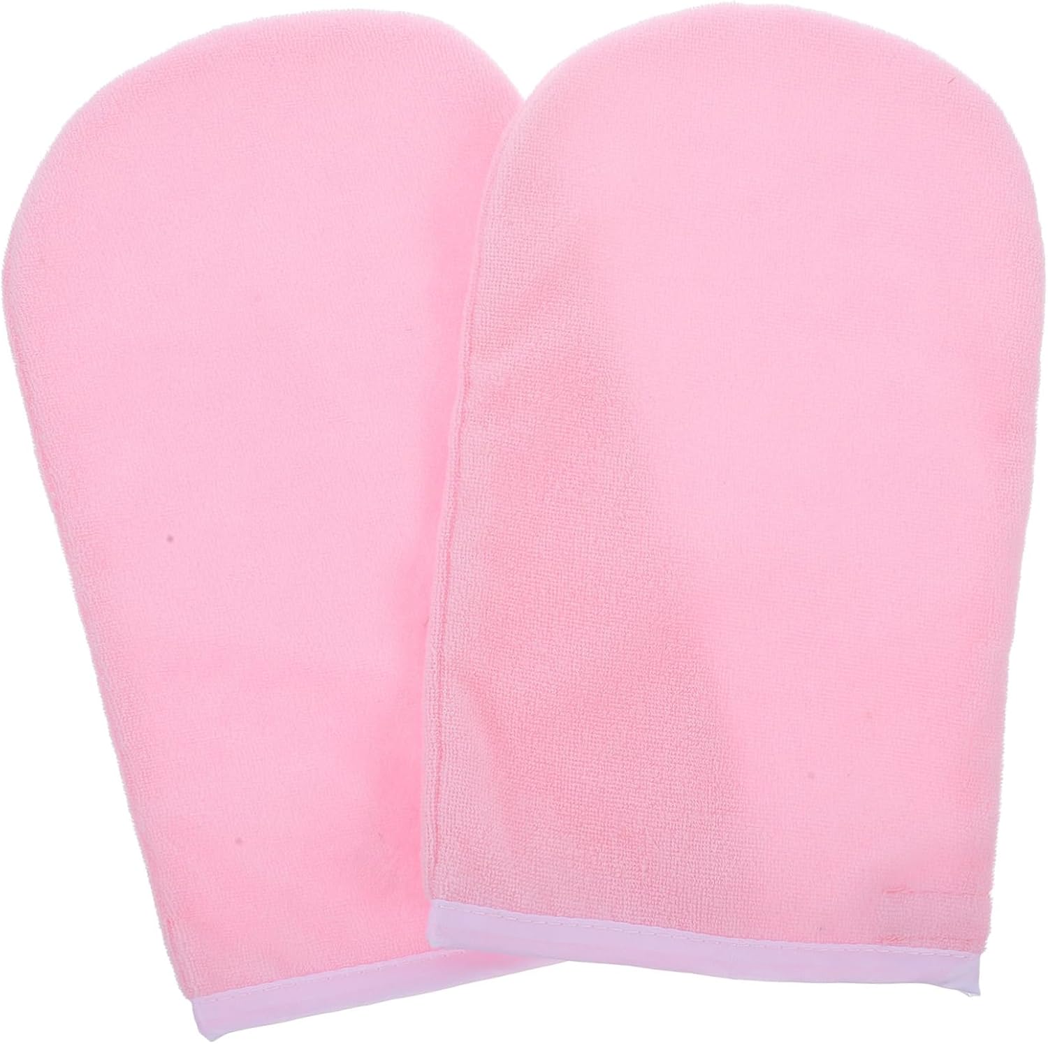 Moisturizing Paraffin Wax Mitts for Hand Comfortable Fits Pink and White Design for At-Home and Skin Care