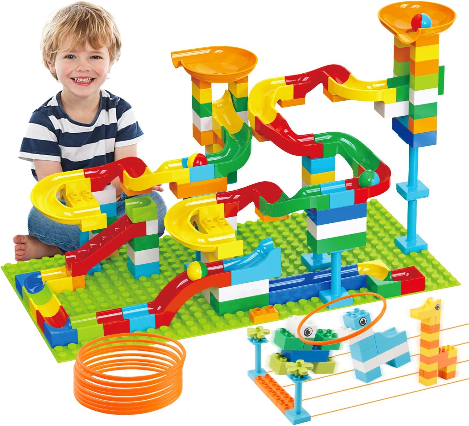 Marble Run Building Blocks for Kids