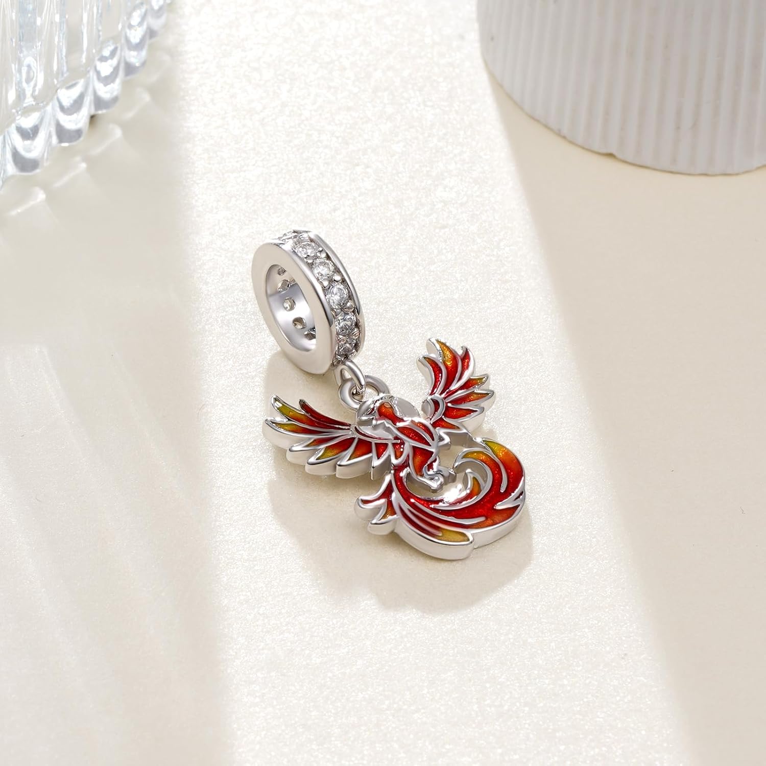 Phoenix Charm 925 Sterling Silver Phoenix Jewelry Animal Jewelry Gifts for Women - Image 2