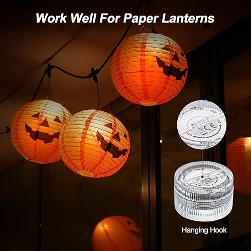 Miniatura 4 de Mini luces LED sumergibles con control remoto, pequeñas velas de té subacuáticas, impermeables, 1.5 pulgadas, RGB multicolor, sin llama, funciona