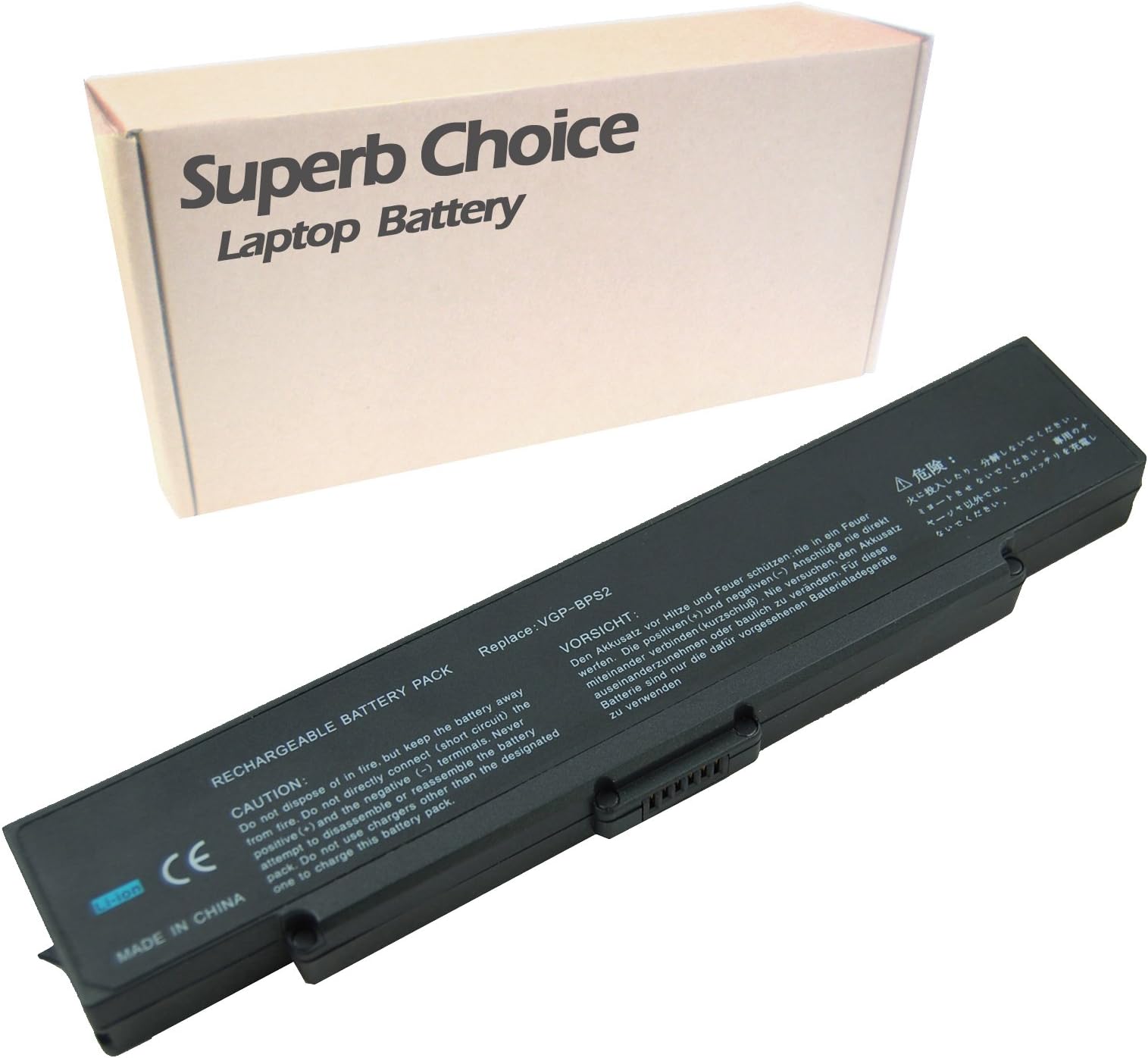 Superb Choice Battery Compatible with Vaio VGP-BPL2 VGP-BPS2 VGP-BPS2A VGP-BPS2B VGP-BPS2C