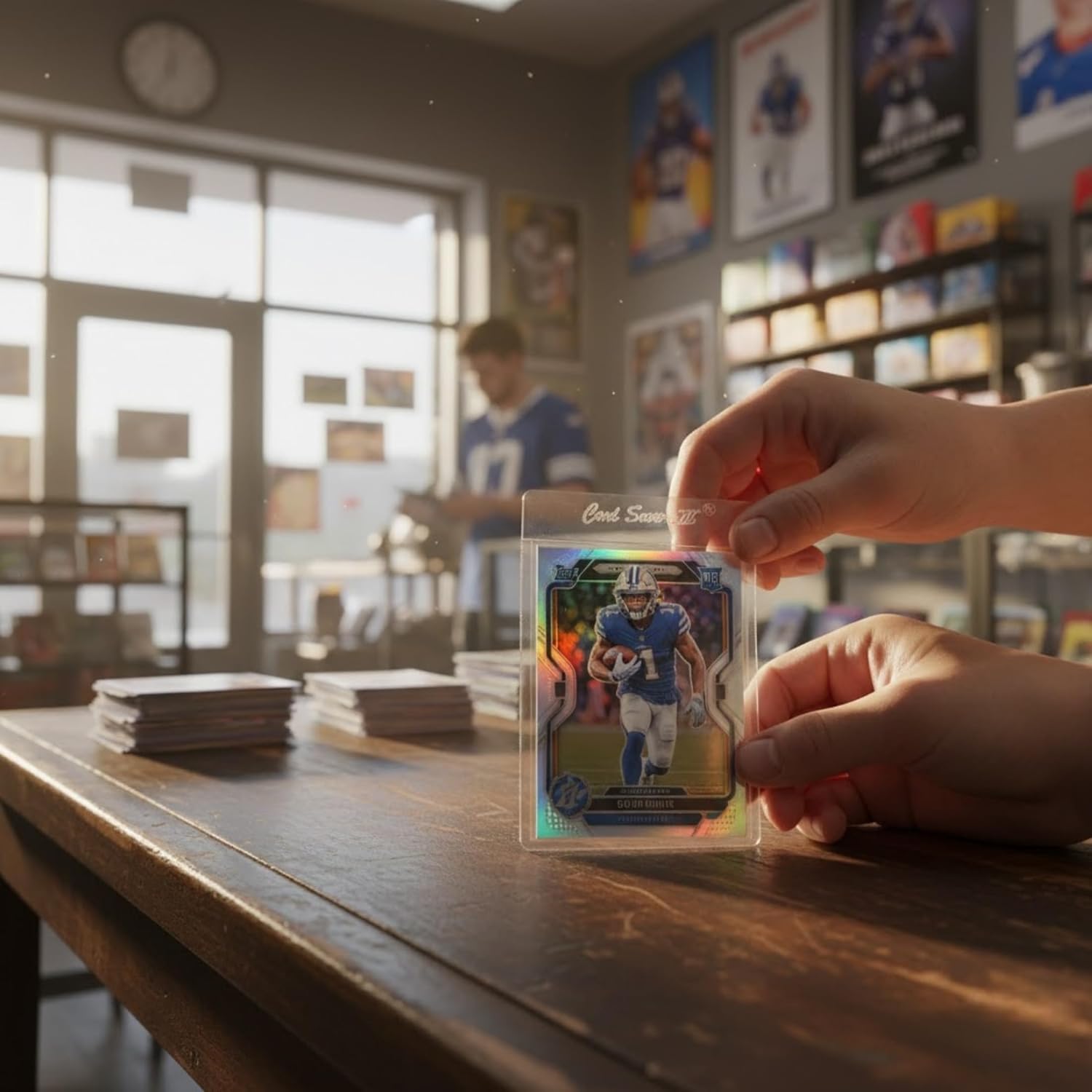 Cardboard Gold Card Saver 2 - Semi-Rigid Card Holder 3x4 for Trading Cards - PSA & Collector Approved - Secure Fit for Gaming, Baseball & Sports Cards - 1000-Pack