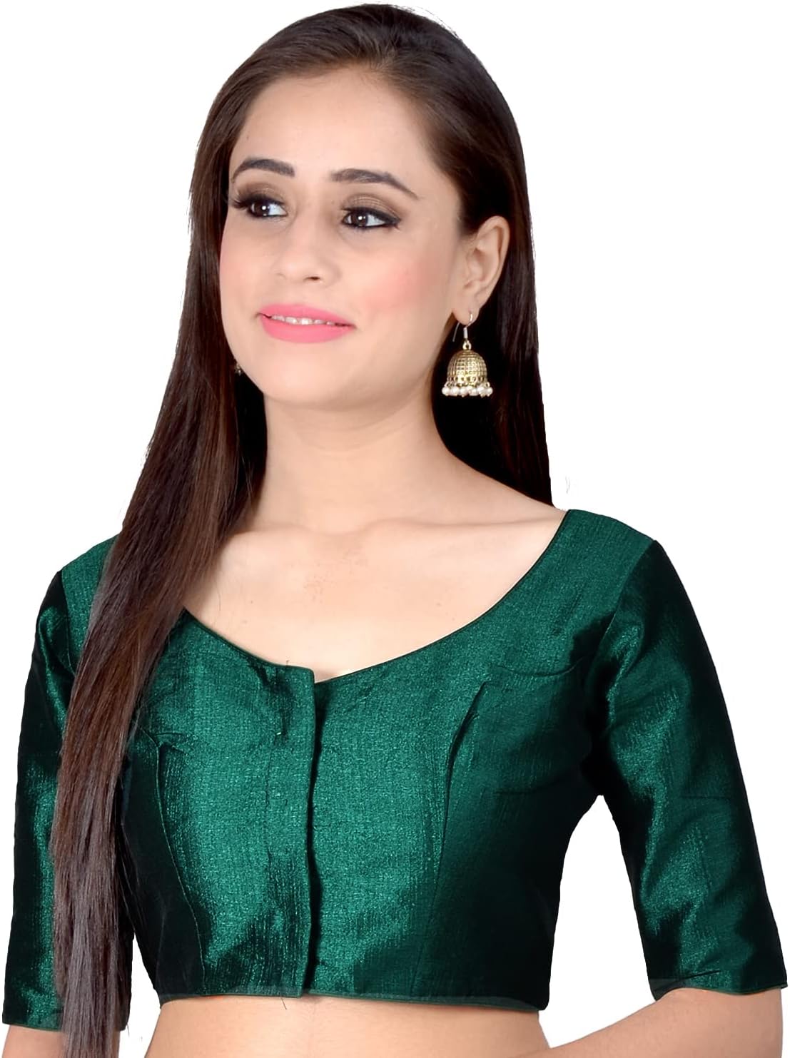 ChandrakalaCasual Blouses for Women Sarees,Readymade (B186-P)