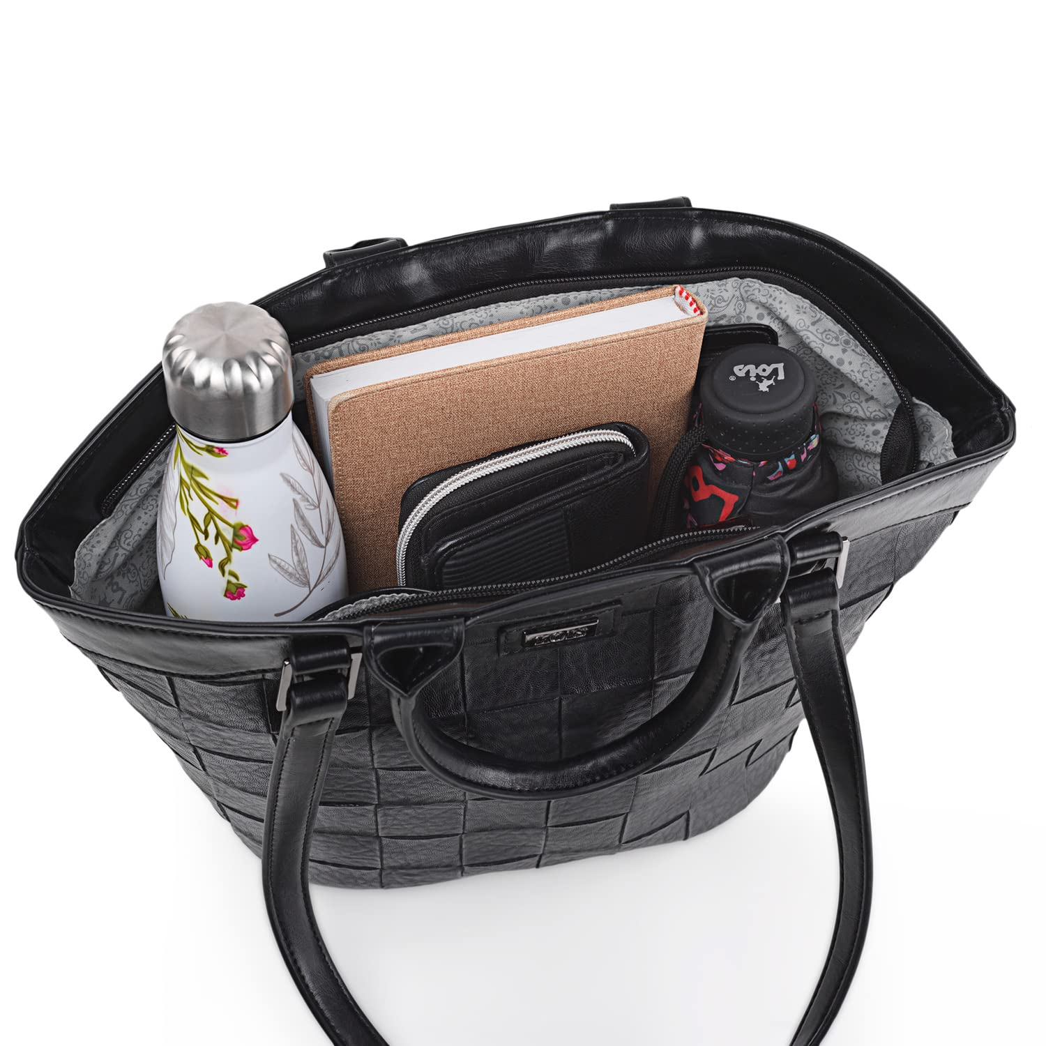Lois - Bolso Shopper Mujer Espacioso y Elegante Bolso Hombro Mujer Casual M