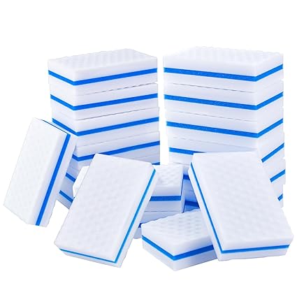 M. Neat Melamine Sponge 20 Pack Extra Large Thick Durable 2 x Density Premium Sponge Eraser Multi Surface Power Scrubber