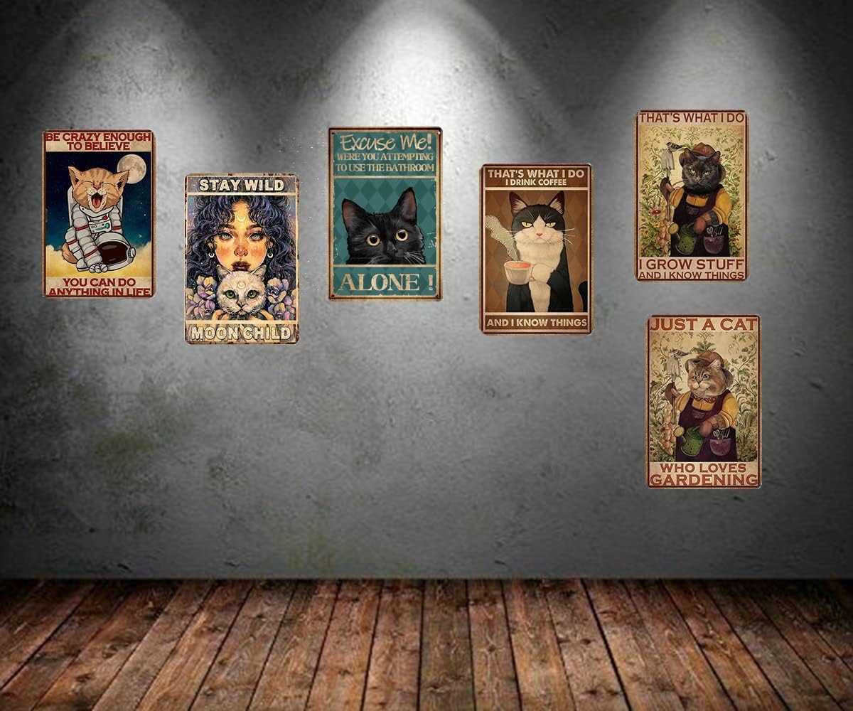 I’ll Be Waiting At The Door Dog Retro Metal Tin Sign Vintage Aluminum Sign For Home Decor Room Metal Decor 8x12 Inch - Image 6