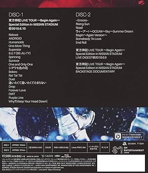 Amazon.co.jp: 東方神起 LIVE TOUR ~Begin Again~ Special