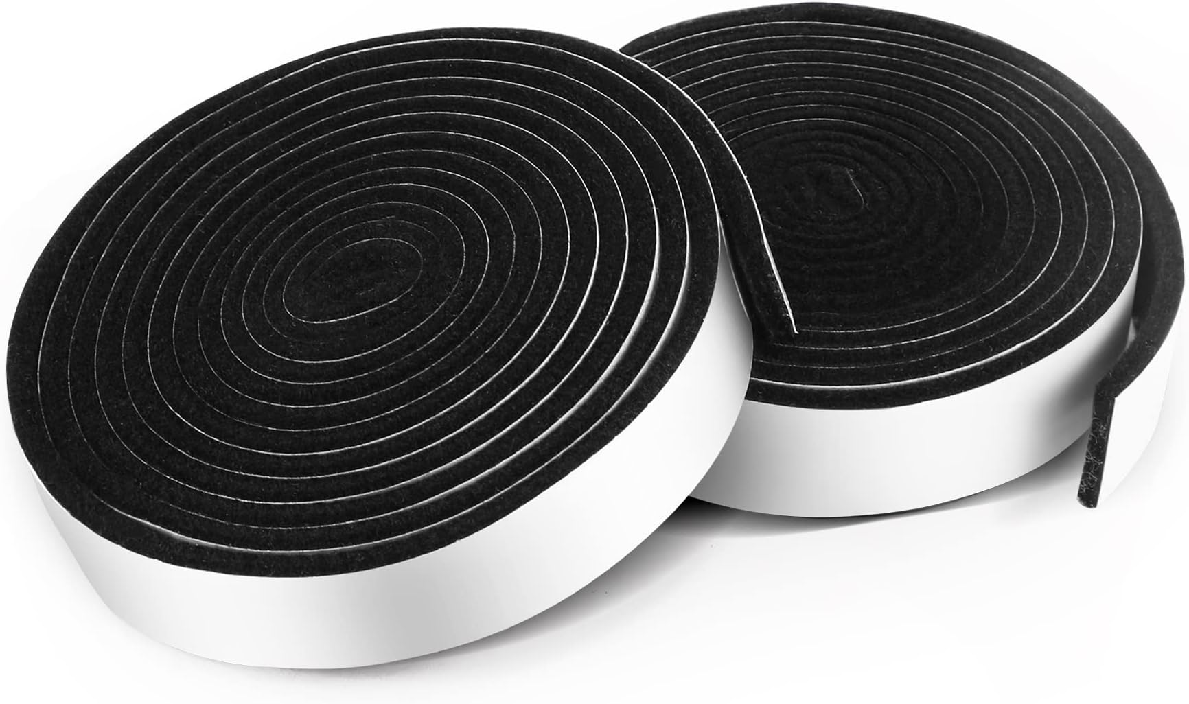 Smoker Gasket Seals, 3/4'' Wide 1/8'' Thick High Temp Grill Replacement, 15ft Long Self Stick Felt Heat BBQ Tape for Pellet Smokers Lid