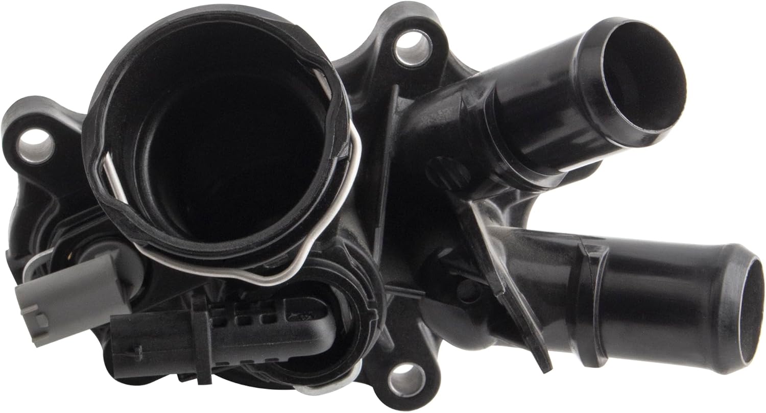 BOXI 902-5177 Engine Coolant Thermostat Housing Assembly Fits for Mercedes-Benz C180 C200 C250 E200 E250 E500 SLK200 SLK250 / 2712000115 2712000315