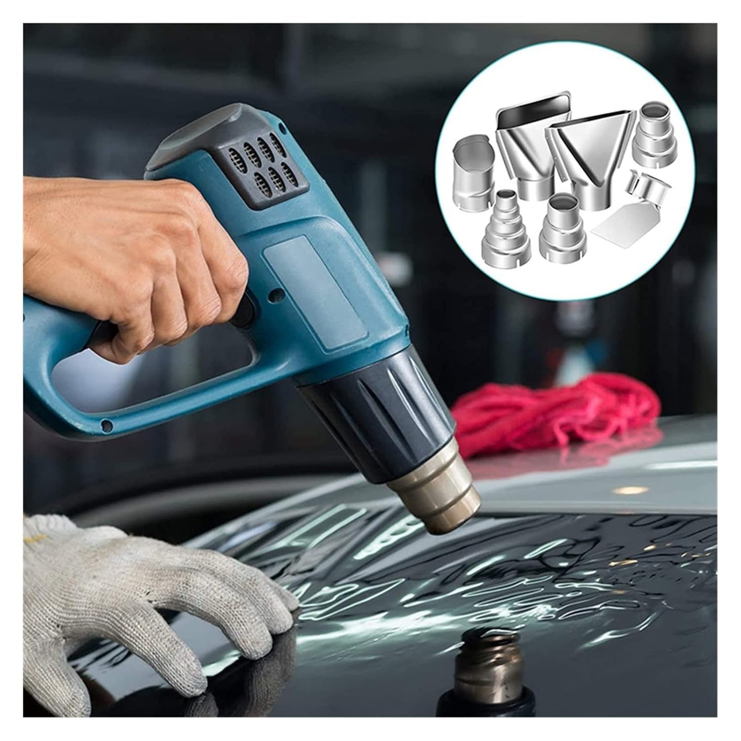 Air Nozzle Kit 14Pcs Heat Resisting Nozzles Accessory Replacement for Soldering Station Repair Tool Welding Nozzle