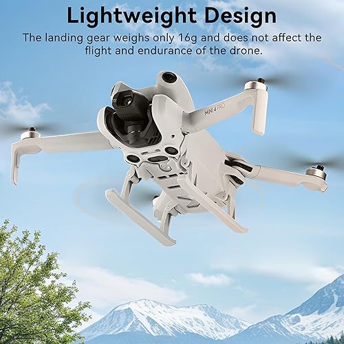 Miniatura 12 de Mini 3 / Mini 3 Pro Tren de aterrizaje: Pierna de extensión de liberación rápida plegable para accesorios de drones DJI Mini 3 Series