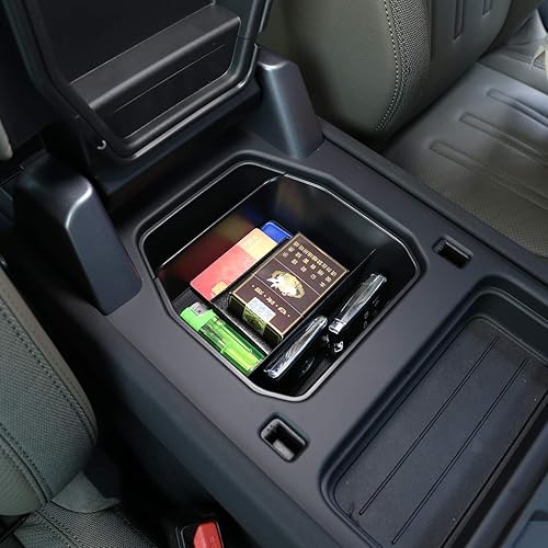 Miniatura 4 de CHEYA Caja de almacenamiento de plástico ABS para consola central de automóvil para Land Rover Defender 110 2020 2021 2022 2023 (estilo A)