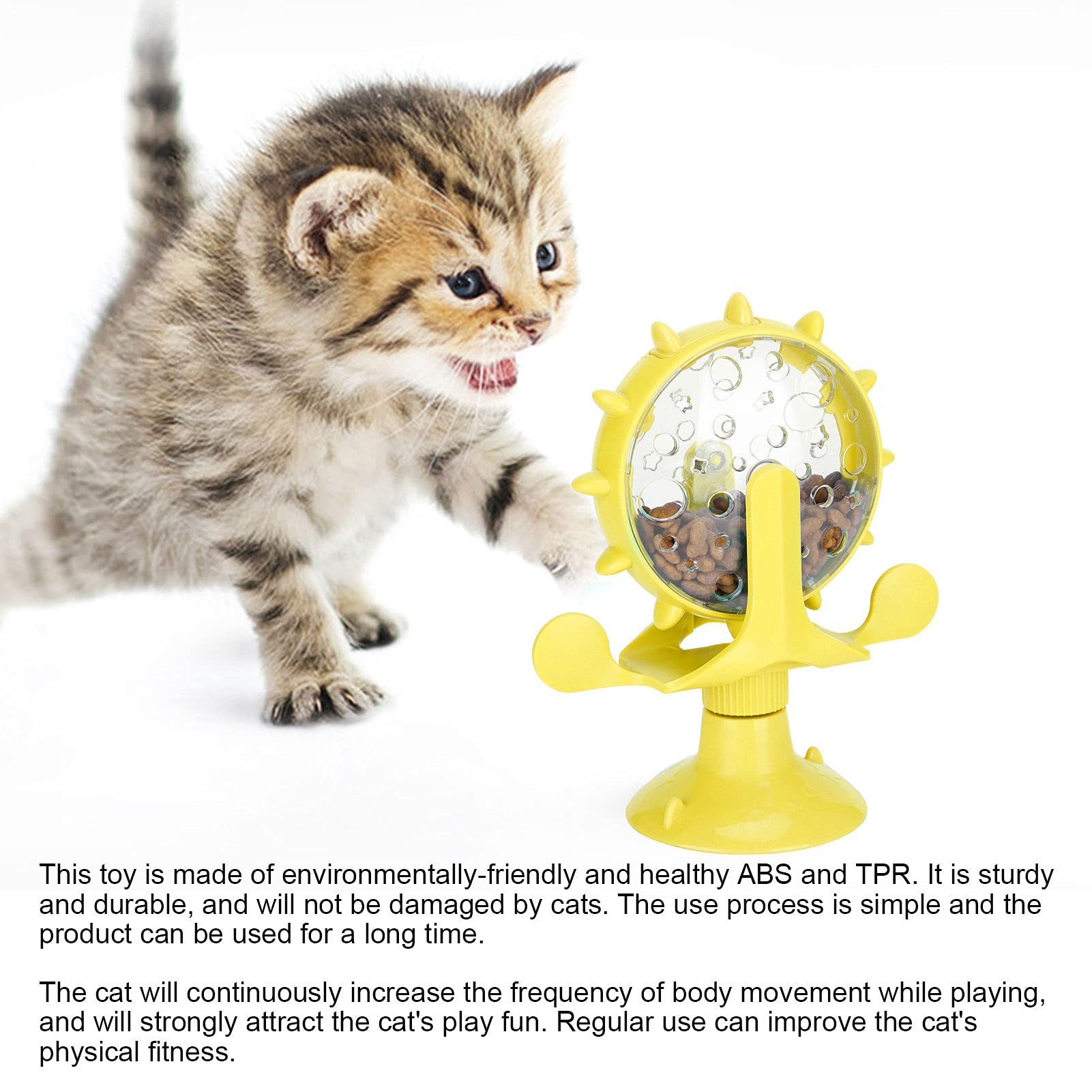 猫のおもちゃ 360度回転 吸盤付き Amazon.co.jp: からかう猫のおもちゃ、360°回転風車吸盤おもちゃ