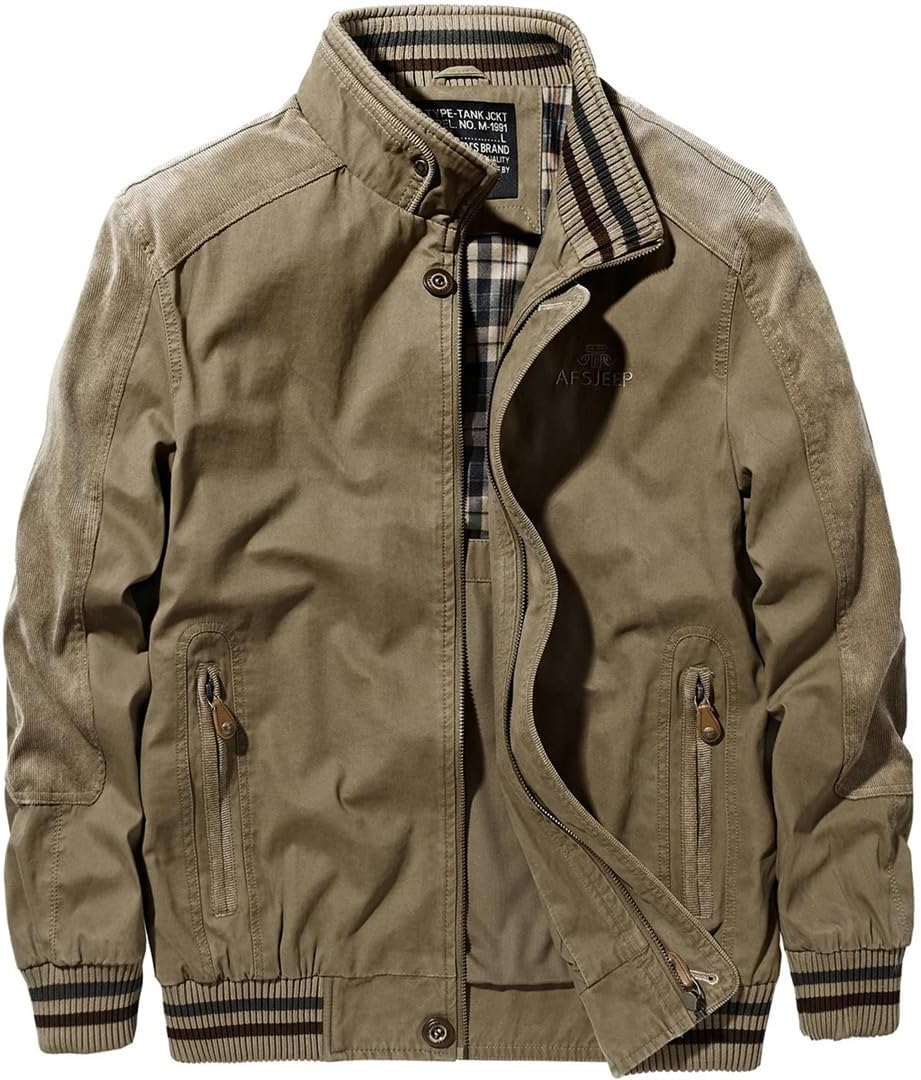 Men Outdoor Windbreaker Withzipper Camping Baseball Windbreak Bomber Trekking Sport Tactical Jacket