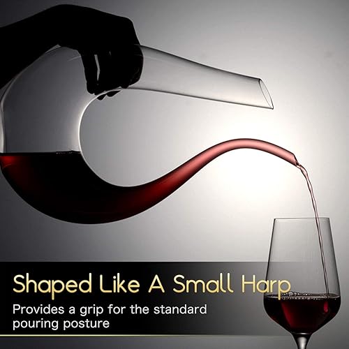 Miniatura 5 de NUTRIUPS Decantador para vino Decantador de vino en forma de U Decantadores de vino vino Decantador de vino Decantador de vino Decantador de vino