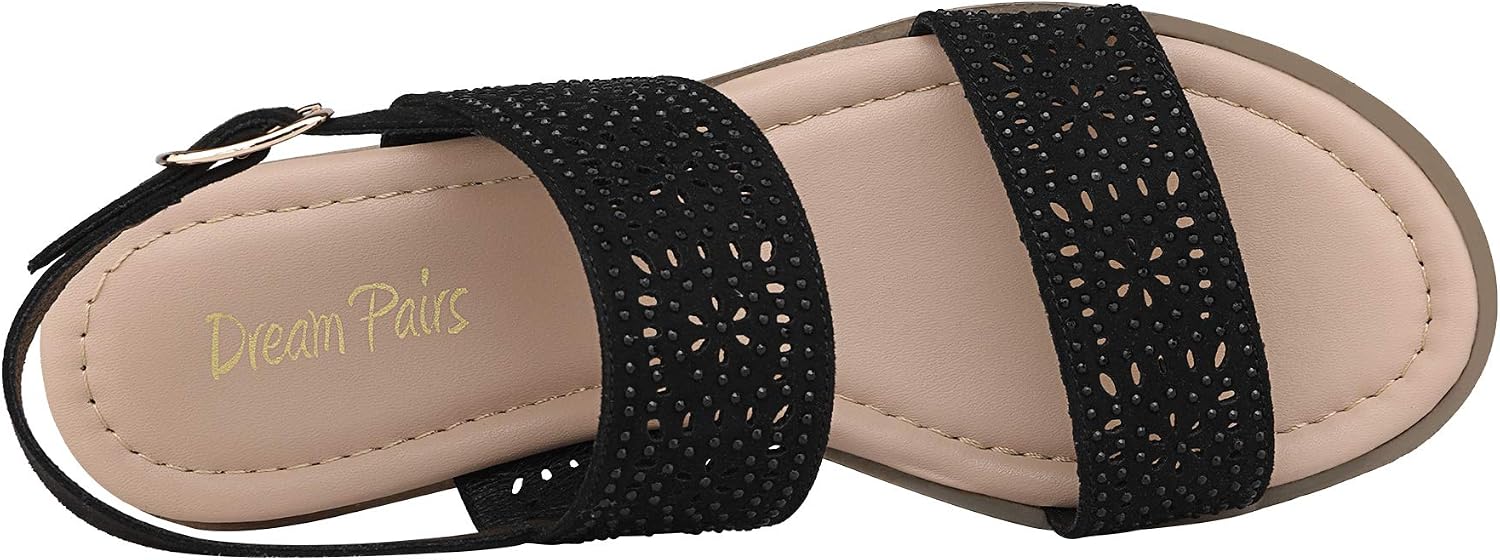 DREAM PAIRS Women’s Low Wedge Sandals