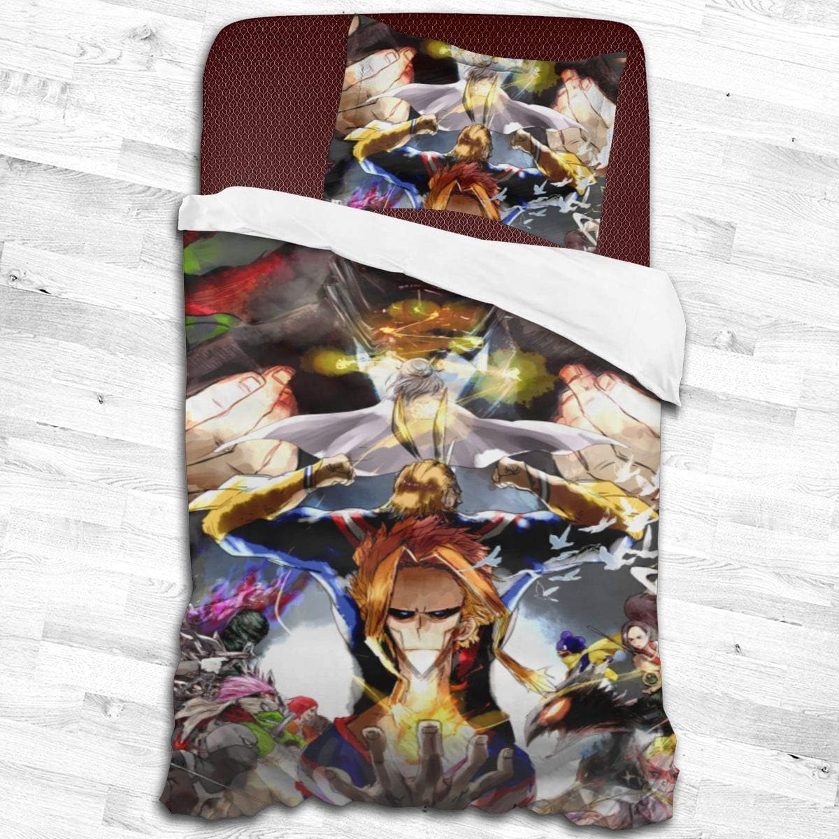 ENZOOIHUI Anime My Hero Academia Bedding 2Piece Set with