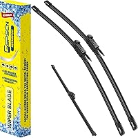 Vista 28 de GSPSCN 2 limpiaparabrisas de repuesto para Cooper R55, R56, R57, 2013, 2014, 2015, 19 + 18 pulgadas (juego de 2)