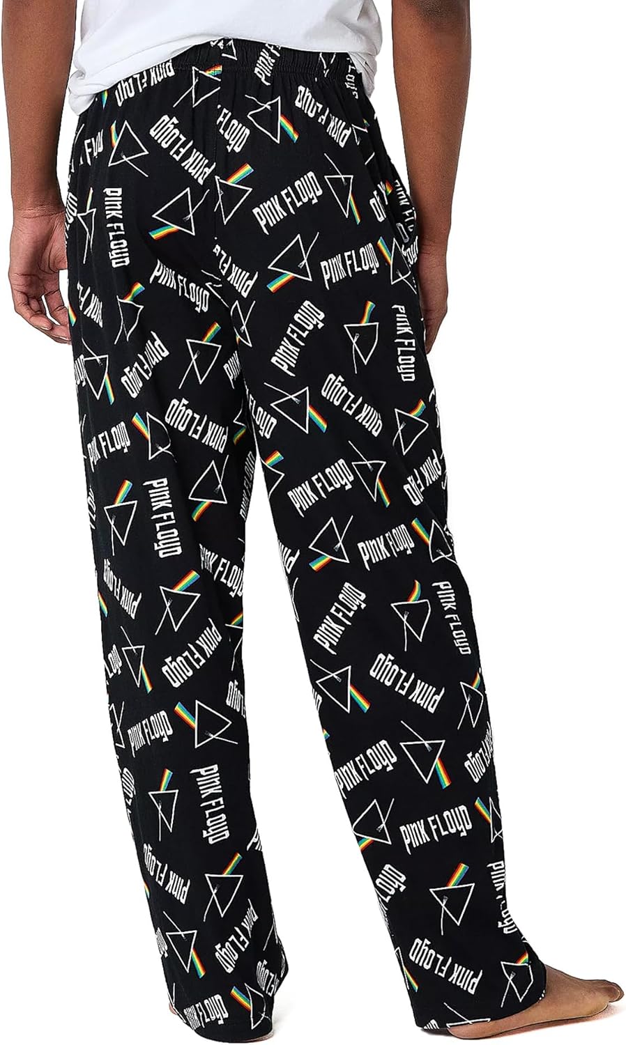 MJC Pink Floyd Pajama Pants Mens Band Prism Lounge Sleepwear PJ Lounge Bottoms - Image 2
