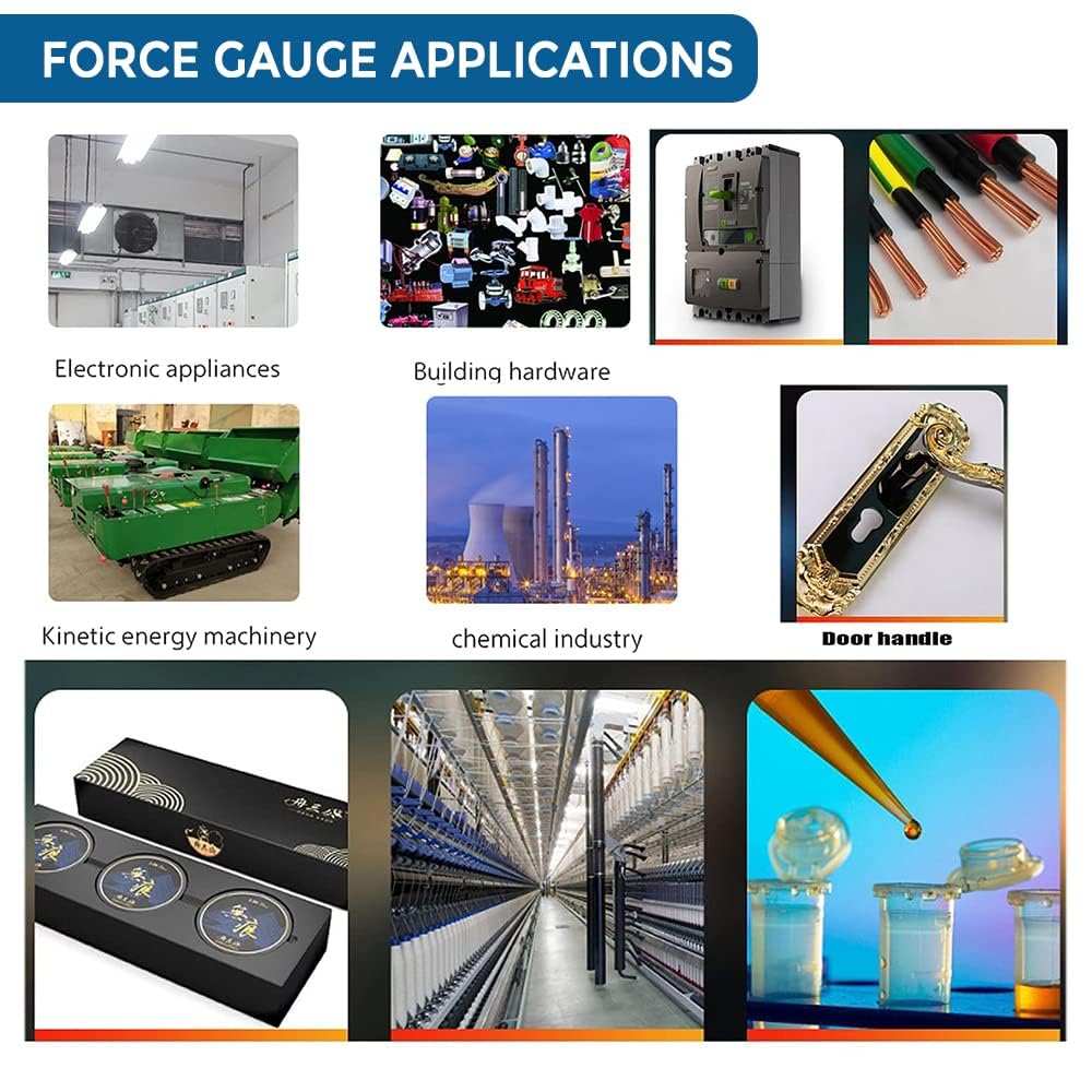 Electronic Digital Force Gauge (Range: 20 Kg) for Tension, Compression, Peel Testing, Torque & Spring Testing | Handheld Push Pull Force Gauge with Factory Calibration | Model: FG-20KG