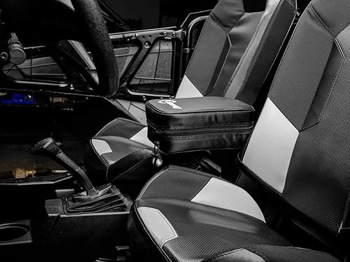 Miniatura 3 de SuperATV Almacenamiento de armas con reposabrazos para Polaris RZR 900/1000 / Turbo | Compartimento de bloqueo | 2 llaves incluidas | Exterior de