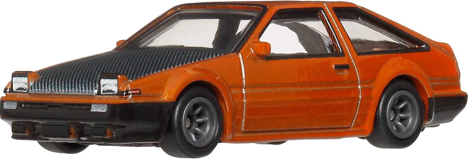 Hot Wheels Car Culture Premium 1:64 Scale Die-Cast Toyota AE86 Sprinter Trueno with Real Riders Tires & Metal/Metal Body & Chassis, Japan Historics 5