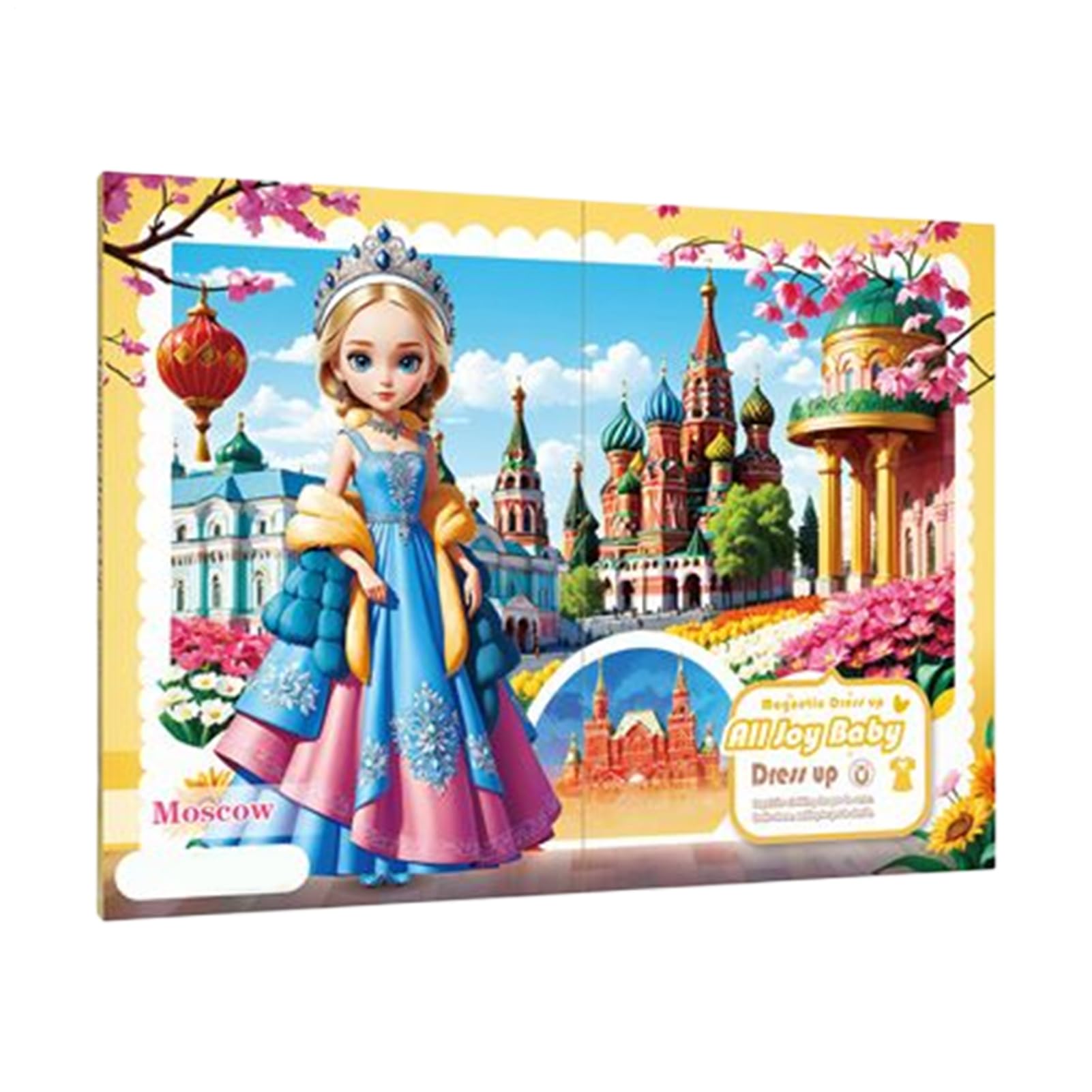 Magnetic Dress Up | Magnetic Stickers Princess Paper Dolls Playset - Jeu Éducatif Filles Voyage Scolaire Maison Cadeaux Noël Prix Classe