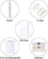 Vista 15 de A5 Bullet Dotted Journal Notebook 160gsm Thick Bleedproof Paper, Lay Flat Binding, 160 Numbered Pages Hard Cover Dot Grid Notebook/Bullet